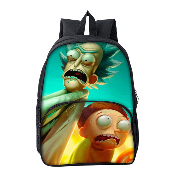 Rick and Morty Cartoon Children School Bag Backpack BB-003