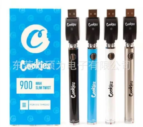 Cookies Bottom Voltage Regulator Battery Bar Atomizer Button Battery Bar 350/900mAh Boxed Vape VP-001(The more big quantity, more low price)
