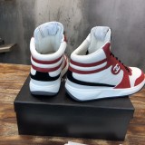 Chanel 2022 Ladies High Top New Casual Sneakers Laces Original Box