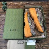 Gucci 5D Leather Horn Vintage Dad Sneakers Original Box