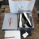 Prada 2022 Men's Latest Casual Flyknit Sneakers Original Box