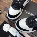 Chanel 2022 Ladies High Top New Casual Sneakers Laces Original Box