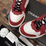 Chanel 2022 Ladies High Top New Casual Sneakers Laces Original Box