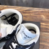 Chanel 2022 Ladies High Top New Casual Sneakers Laces Original Box