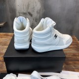 Chanel 2022 Ladies High Top New Casual Sneakers Laces Original Box