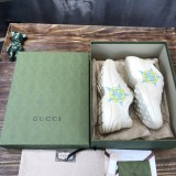 Gucci 5D Leather Horn Vintage Dad Sneakers Original Box