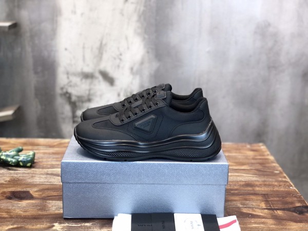 Prada 2022 Men's Latest Casual Flyknit Sneakers Original Box