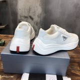 Prada 2022 Men's Latest Casual Flyknit Sneakers Original Box