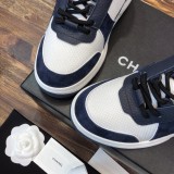 Chanel 2022 Ladies High Top New Casual Sneakers Laces Original Box