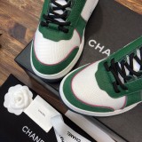 Chanel 2022 Ladies High Top New Casual Sneakers Laces Original Box