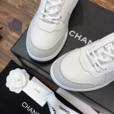 Chanel 2022 Ladies High Top New Casual Sneakers Laces Original Box