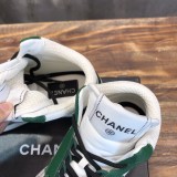 Chanel 2022 Ladies High Top New Casual Sneakers Laces Original Box