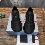 Prada 2022 Men's Latest Casual Flyknit Sneakers Original Box