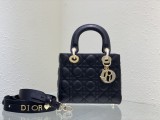 Dior Womens Bags Shoulder Messenger Bags Luxury Cross Body Handbag Calfskin leather with naOrigil Box