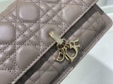 Dior Womens Bags Shoulder Messenger Bags Luxury Cross Body Handbag Calfskin leather with naOrigil Box