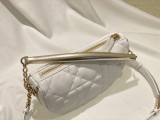 Dior Womens Bags Shoulder Messenger Bags Luxury Cross Body Handbag Calfskin leather with naOrigil Box