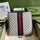 Gucci men Bags Shoulder Messenger Bags Luxury Cross Body Handbag Calfskin leather with naOrigil Bo