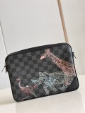 Louis Vuitton men Bags Shoulder Messenger Bags Luxury Cross Body Handbag Calfskin leather with naOrigil Box