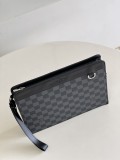 Louis Vuitton men Bags Shoulder Messenger Bags Luxury Cross Body Handbag Calfskin leather with naOrigil Box