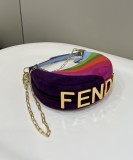 Fendi Womens Bags Shoulder Messenger Bags Luxury Cross Body Handbag Calfskin leather with naOrigil Box