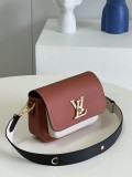 Louis Vuitton Womens Bags Shoulder Messenger Bags Luxury Cross Body Handbag Calfskin leather with naOrigil Box