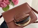 Chloe Womens Bags Shoulder Messenger Bags Luxury Cross Body Handbag Calfskin leather with naOrigil Bo