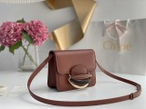 Chloe Womens Bags Shoulder Messenger Bags Luxury Cross Body Handbag Calfskin leather with naOrigil Bo