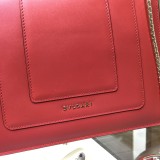 Bvlgari Womens Bags Shoulder Messenger Bags Luxury Cross Body Handbag Calfskin leather with naOrigil Bo