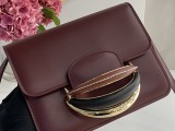 Chloe Womens Bags Shoulder Messenger Bags Luxury Cross Body Handbag Calfskin leather with naOrigil Bo