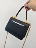 Prada Womens Bags Shoulder Messenger Bags Luxury Cross Body Handbag Calfskin leather with naOrigil Bo