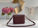 Chloe Womens Bags Shoulder Messenger Bags Luxury Cross Body Handbag Calfskin leather with naOrigil Bo