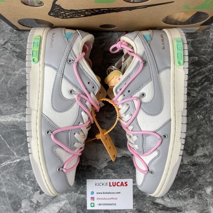 【Free shipping】Dunk Low Off-White Lot 9  DM1602-109