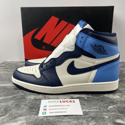 Air Jordan 1 Retro High Obsidian UNC 555088-140