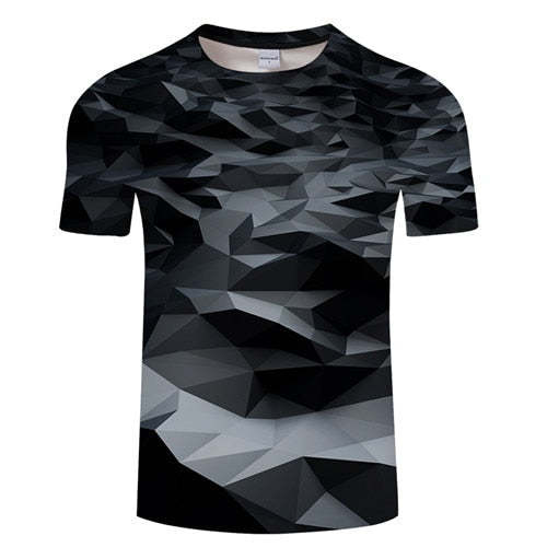 Black Abstract T-Shirt