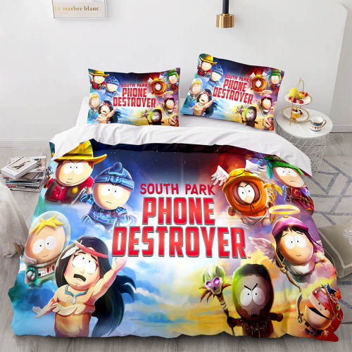 South Park Phone Destroyer Bedding Set Quilt Duvet Cover Bedding Sets