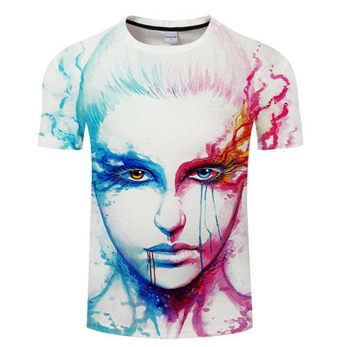 Colorful Face T-Shirt