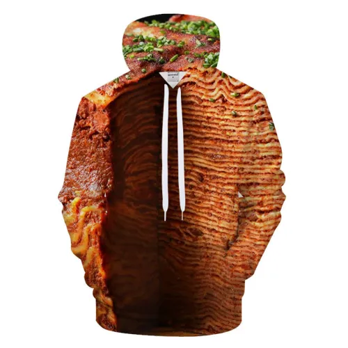 100 Layer Of Lasagna 3D Hoodie