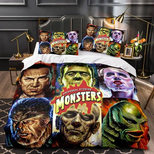Cartoon The Monster Squad Bedding Set Quilt Duvet Cover Bedding Sets
