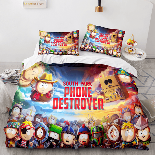 South Park Phone Destroyer Bedding Set Quilt Duvet Cover Bedding Sets