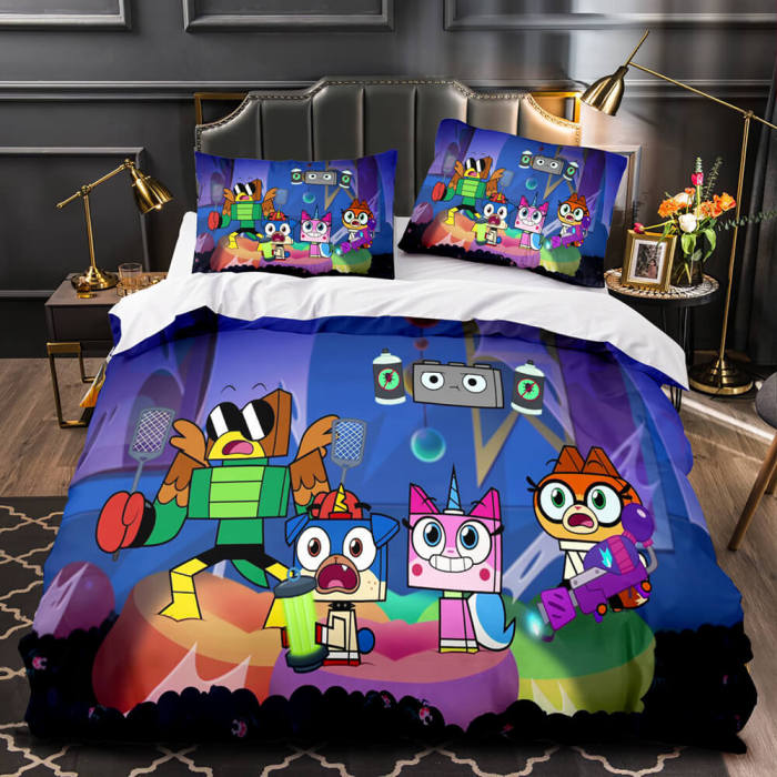Unikitty Bedding Set Quilt Duvet Cover Bedding Sets Kids Birthday Gift