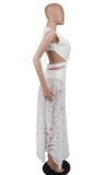 V-neck Hollow Our Casual Dress