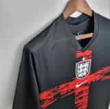 2022 World Cup England  Black Soccer Jersey Fans Version