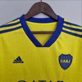 22/23 Boca Juniors  Third  Woman Yellow Fans Version Soccer Jersey