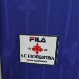 97/98  ACF Fiorentina  Home Retro Soccer Jersey A9