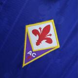 97/98  ACF Fiorentina  Home Retro Soccer Jersey A9
