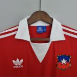 Retro 1982 Chile Home Red Soccer Jersey