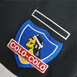 Retro 96/97  Colo-Colo Away  Black Soccer Jersey