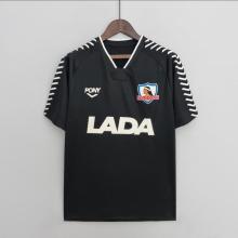Retro 1992  Colo-Colo Away  Black Soccer Jersey