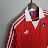 Retro 1982 Chile Home Red Soccer Jersey