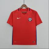 Retro 16/17  Chile Home Red Soccer Jersey